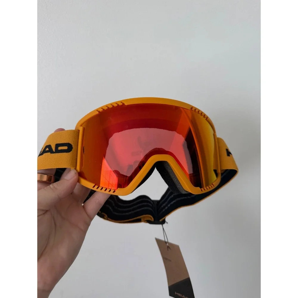 HEAD Contex Red/Sun Ski Goggles – Medium – New in Box
